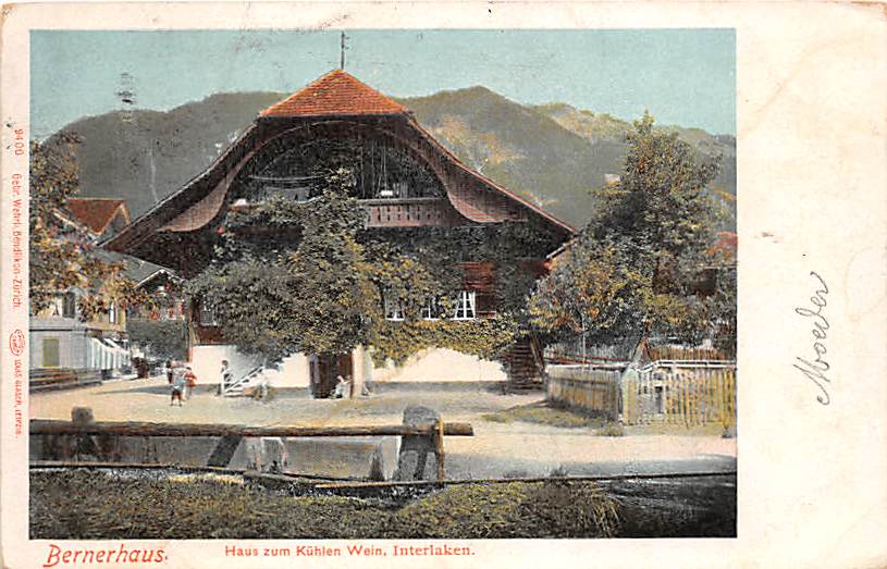 Interlaken, Haus zum Kühlen Wein, Bernerhaus