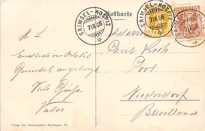 Grimselstrasse, Handeggfall