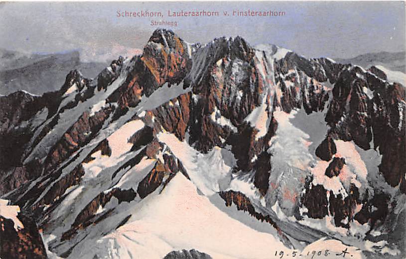Schreckhorn, Lauteraarhorn, Finsteraarhorn