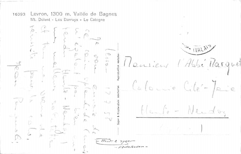 Levron, Vallee de Bagnes