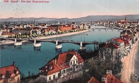 Basel, die drei Rheinbrücken