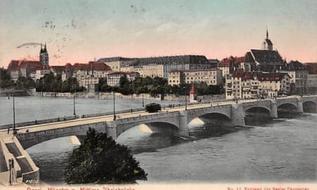 Basel, Münster und mittlere Rheinbrücke