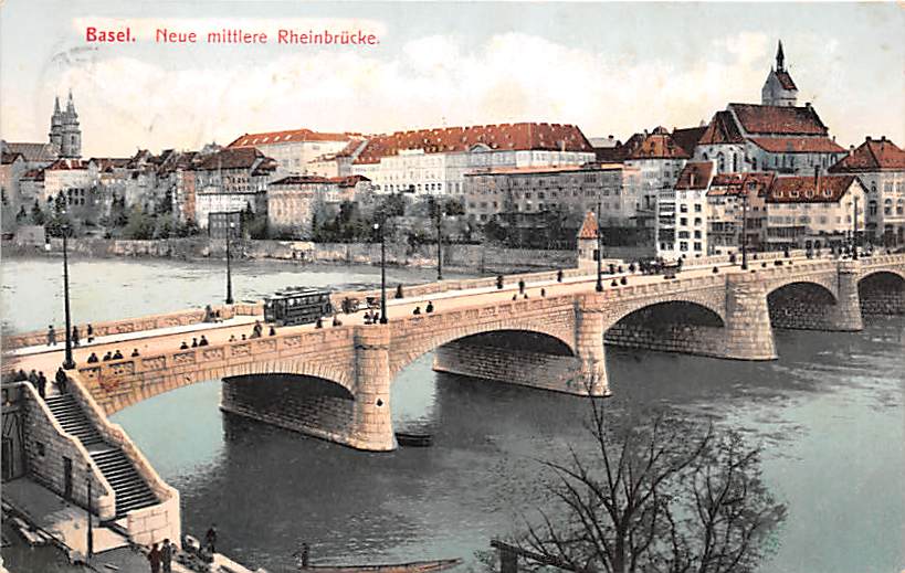 Basel, neue mittlere Rheinbrücke