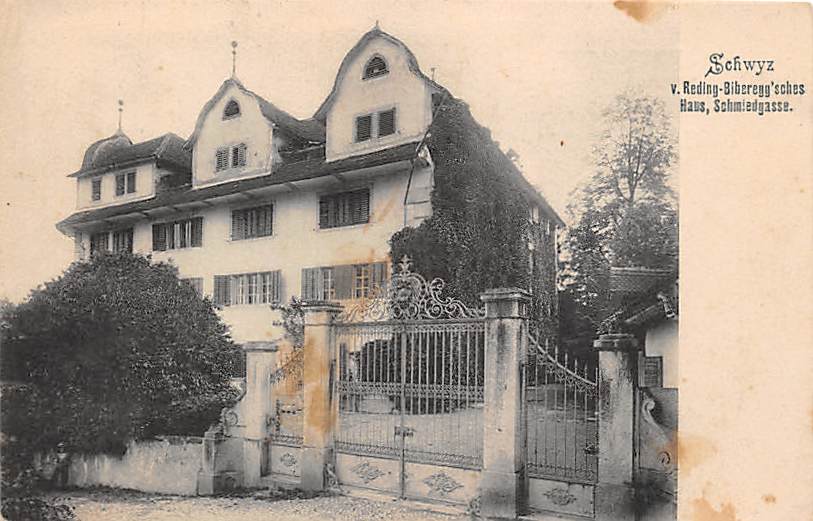 Schwyz, Schmiedgasse, Reding-Biberegg'sches Haus