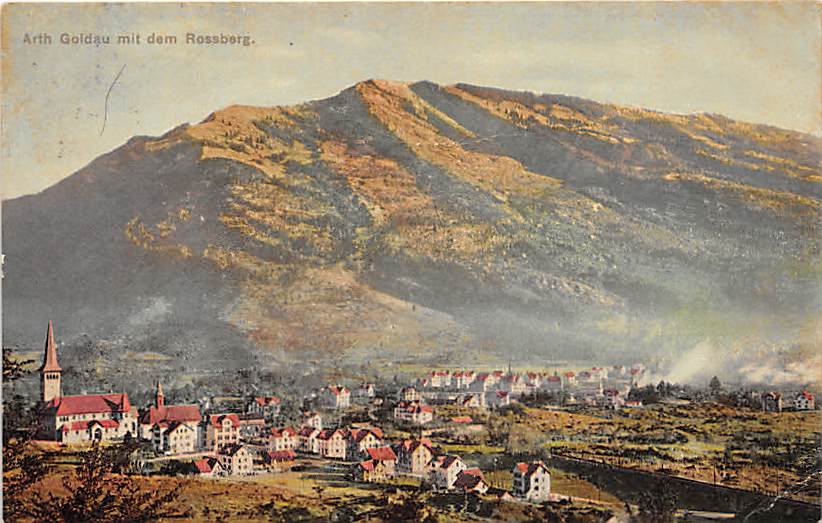 Arth-Goldau, mit dem Rossberg