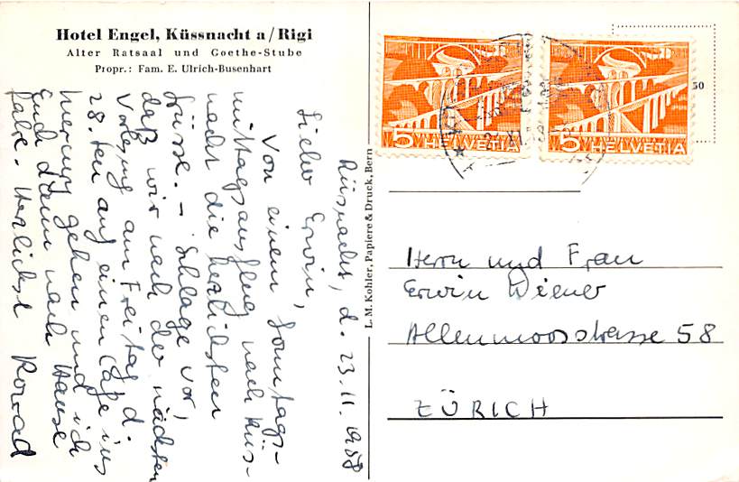 Küssnacht, Hotel Engel