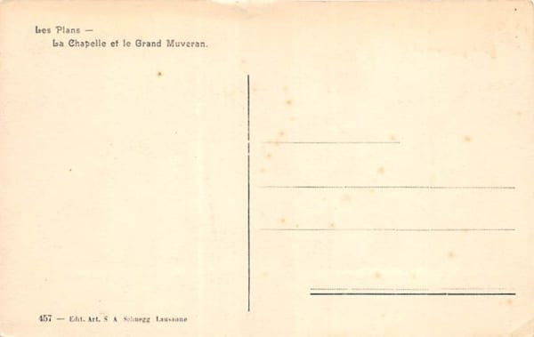 Les Plans, La Chapelle et le Grand Muveran