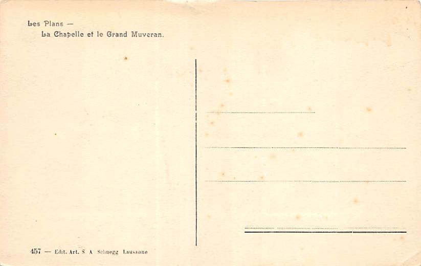 Les Plans, La Chapelle et le Grand Muveran