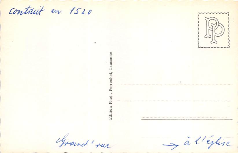 Morges, Hotel de ville et poste