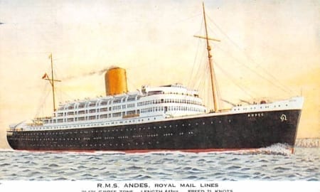 Royal Mail Lines, RMS Andes