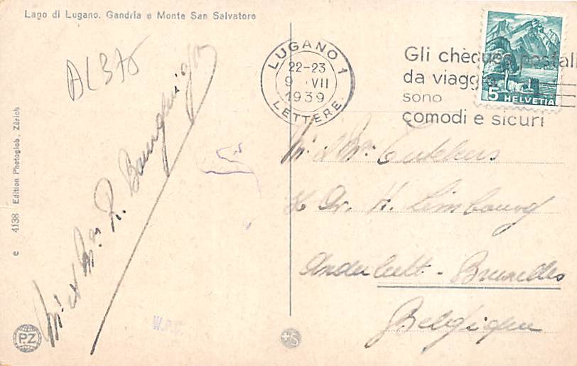 Gandria, Lago di Lugano, Monte Salvatore