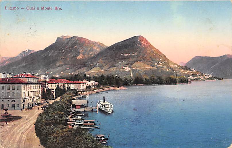 Lugano, Quai e Monte Bre