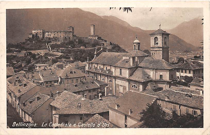 Bellinzona, La Cattedrale e Castello d'Uri
