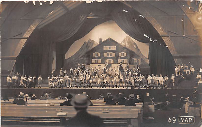 Aarau, Schützenfest 1914, Festspiel Schlusszene