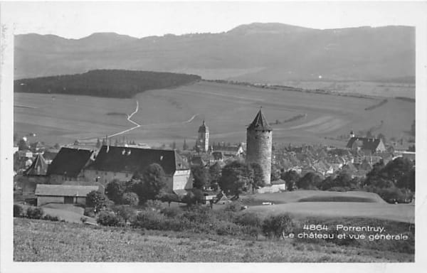 Porrentruy, Le chateau et vue generale