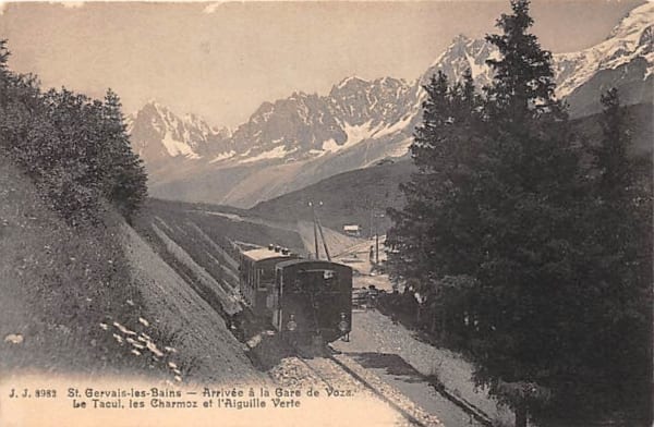 St.Gervais-les-Bains, Arrivee a la Gare de Voza