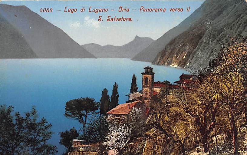Orio, Lago di Lugano, Panorama verso il S.Salvatore