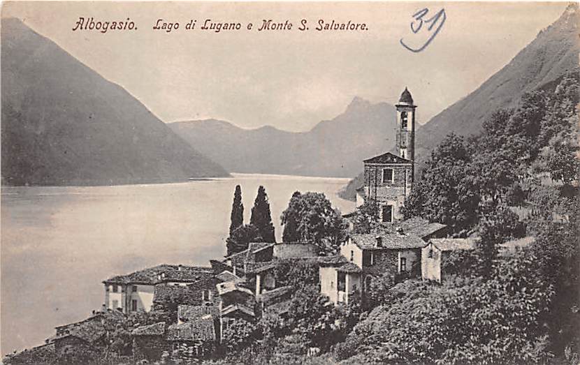 Albogasio, Lago di Lugano e Monte S.Salvatore