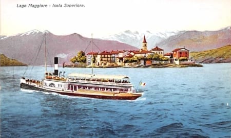 Isola Superiore, Lago Maggiore, Dampfschiff