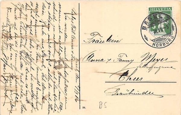 Basel, St.Albantor, Velofahrer