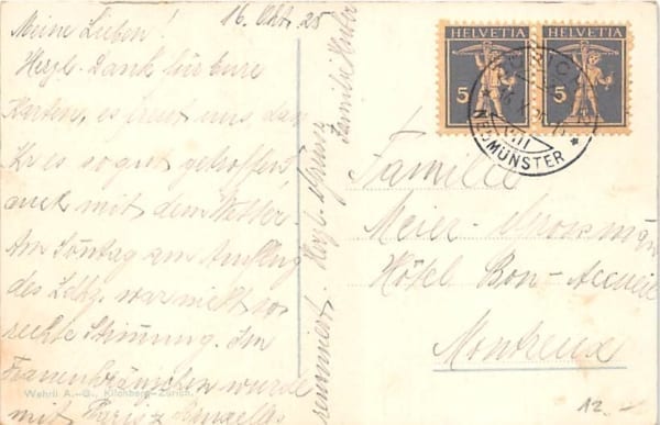 Zürich, Fraumünster vom St.Petersturm aus