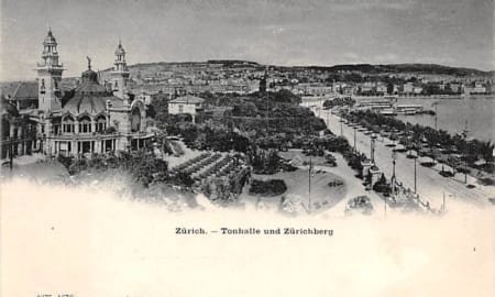 Zürich, Tonhalle und Zürichberg