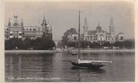Zürich, Rotes Schloss und Tonhalle