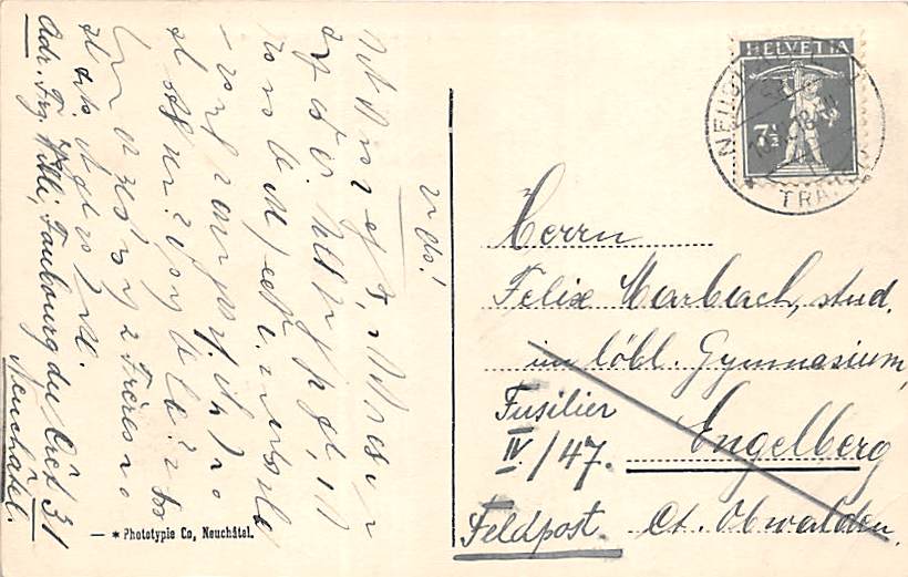 Neuenburg, Pensionnat des Freres des Ecoles Chretiennes