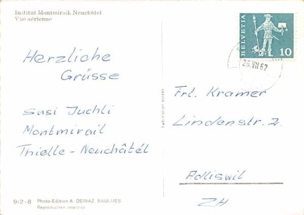 Neuenburg, Institut Montmirail