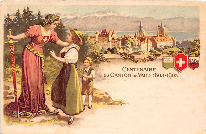 Lausanne, Centenaire du Canton de Vaud 1903