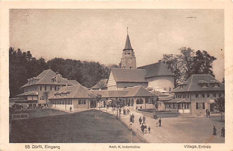 Bern, Landesausstellung 1914, Dörfli Eingang