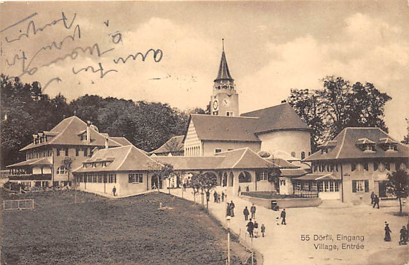 Bern, Landesausstellung 1914, Dörfli Eingang