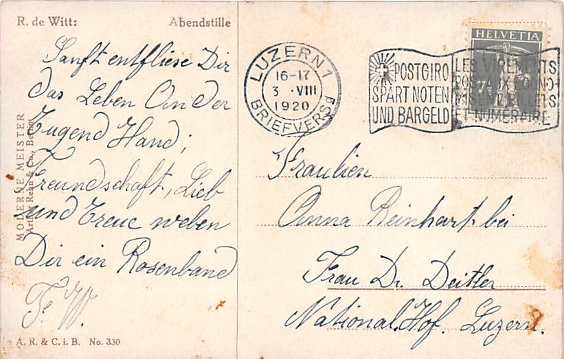 R. de Witt, Abendstille