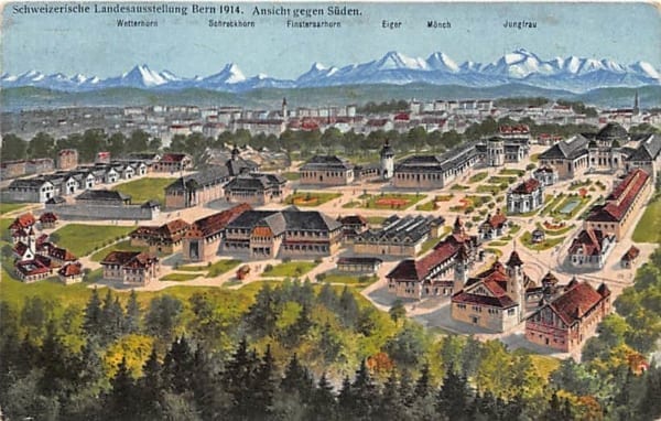 Bern, Landesausstellung 1914, Ansicht gegen Süden