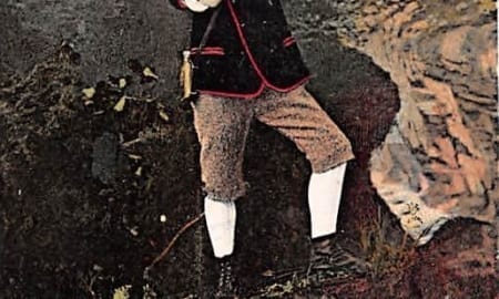 Berner Tracht, Junge mit Trompete