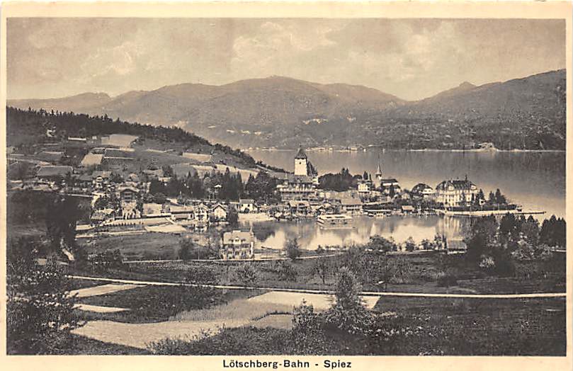 Spiez, Lötschbergbahn