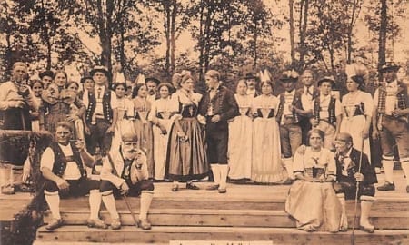 Appenzeller Volkstypen, Trachten