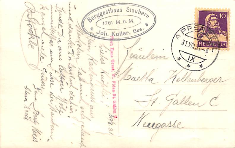 Staubern, Gasthaus zum Staubern mit Staubernkanzel