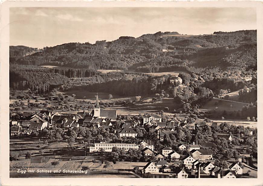 Elgg, mit Schloss und Schauenberg