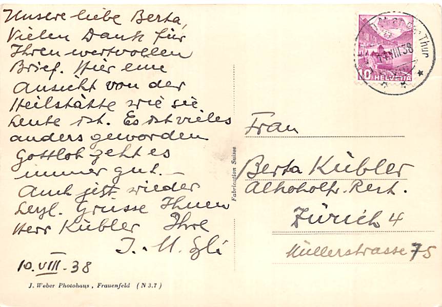 Ellikon, Heilstätte