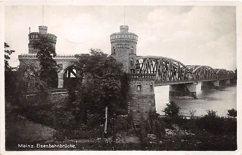 Mainz, Eisenbahnbrücke