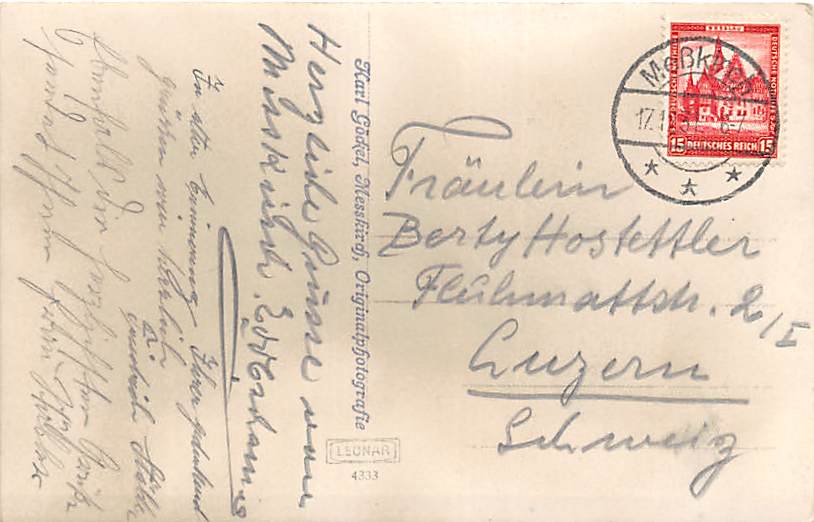 Messkirch, Karl Göckel Originalphotografie