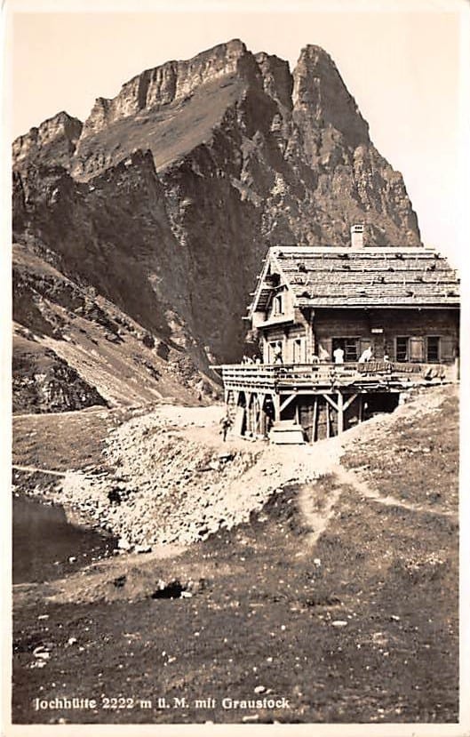 Joch-Hütte, mit Graustock