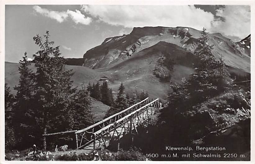 Klewenalp, Bergstation, mit Schwalmis