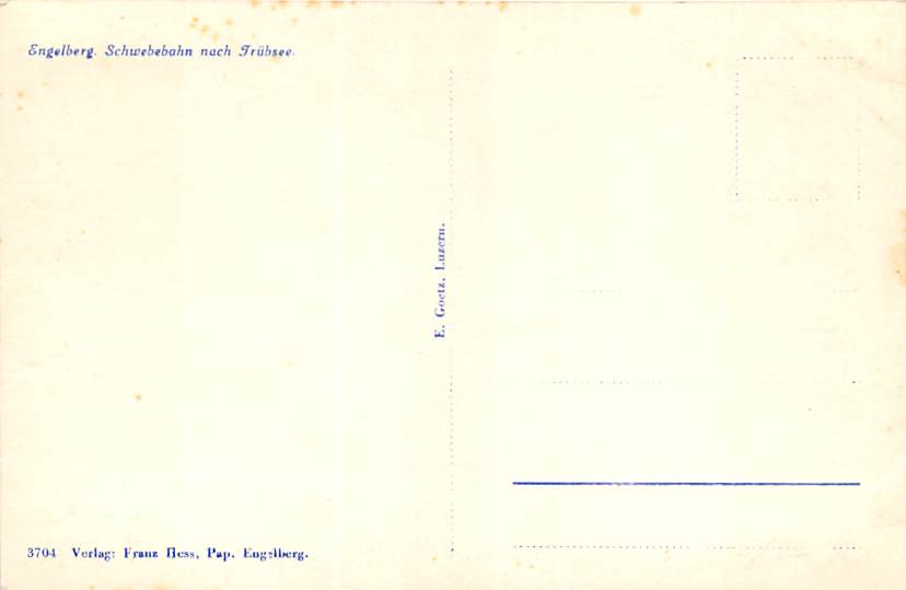Engelberg, Schwebebahn nach Trübsee