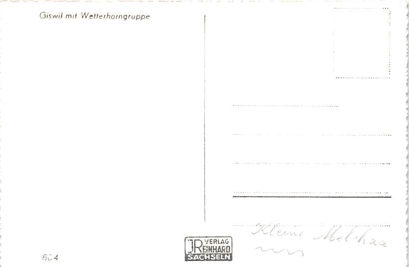 Giswil, Wetterhorngruppe