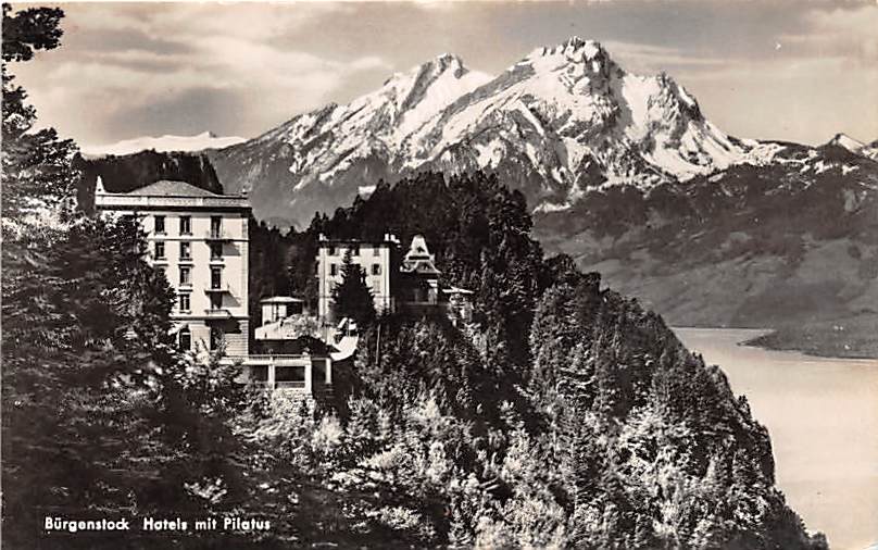 Bürgenstock, Hotels mit Pilatus
