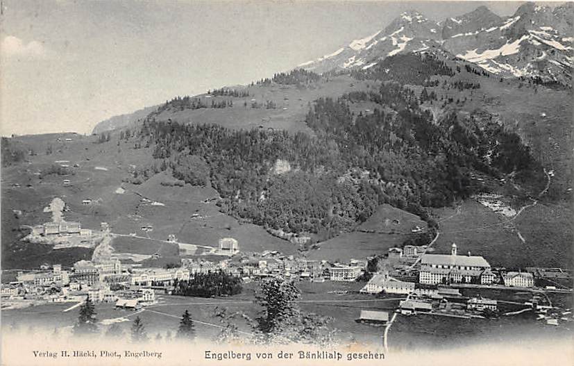 Engelberg, von der Bänklialp gesehen