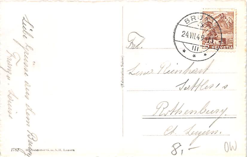 Lungernsee, Fischer, Wetterhorngruppe