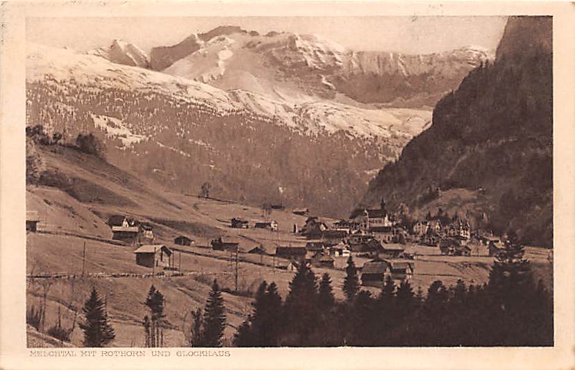 Melchtal, mit Rothorn und Glockhaus